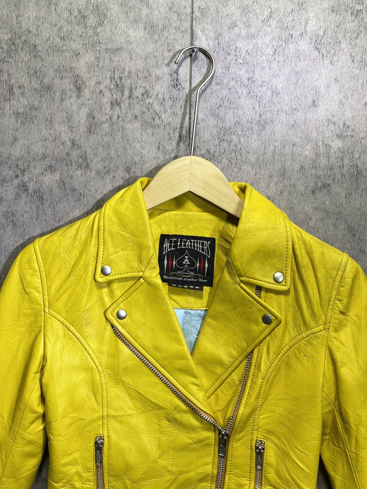 If Six Was Nine × Japanese Brand × Le Grande Bleu (L.G.B.) ACE LEATHER JACKET DOUBLE COLLAR Size US XS / EU 42 / 0 - 3 Thumbnail