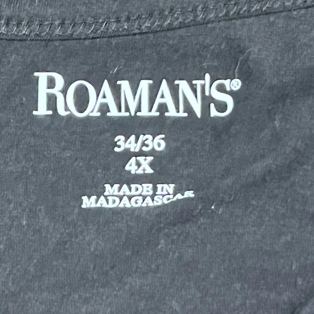 Other Roaman’s Floral Boatneck Shirt Size 4XL / US 24-26 - 4 Thumbnail