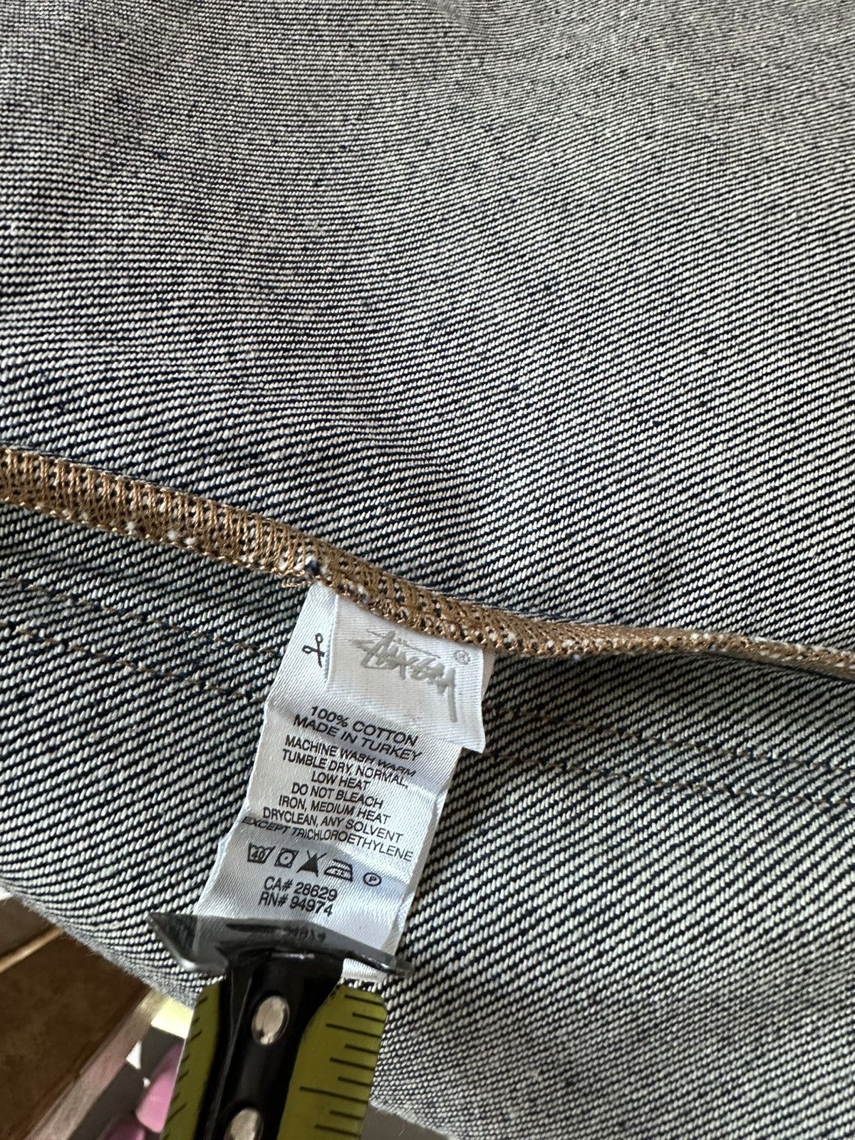 Stussy Stussy Denim Work Vest Size US XL / EU 56 / 4 - 4 Thumbnail