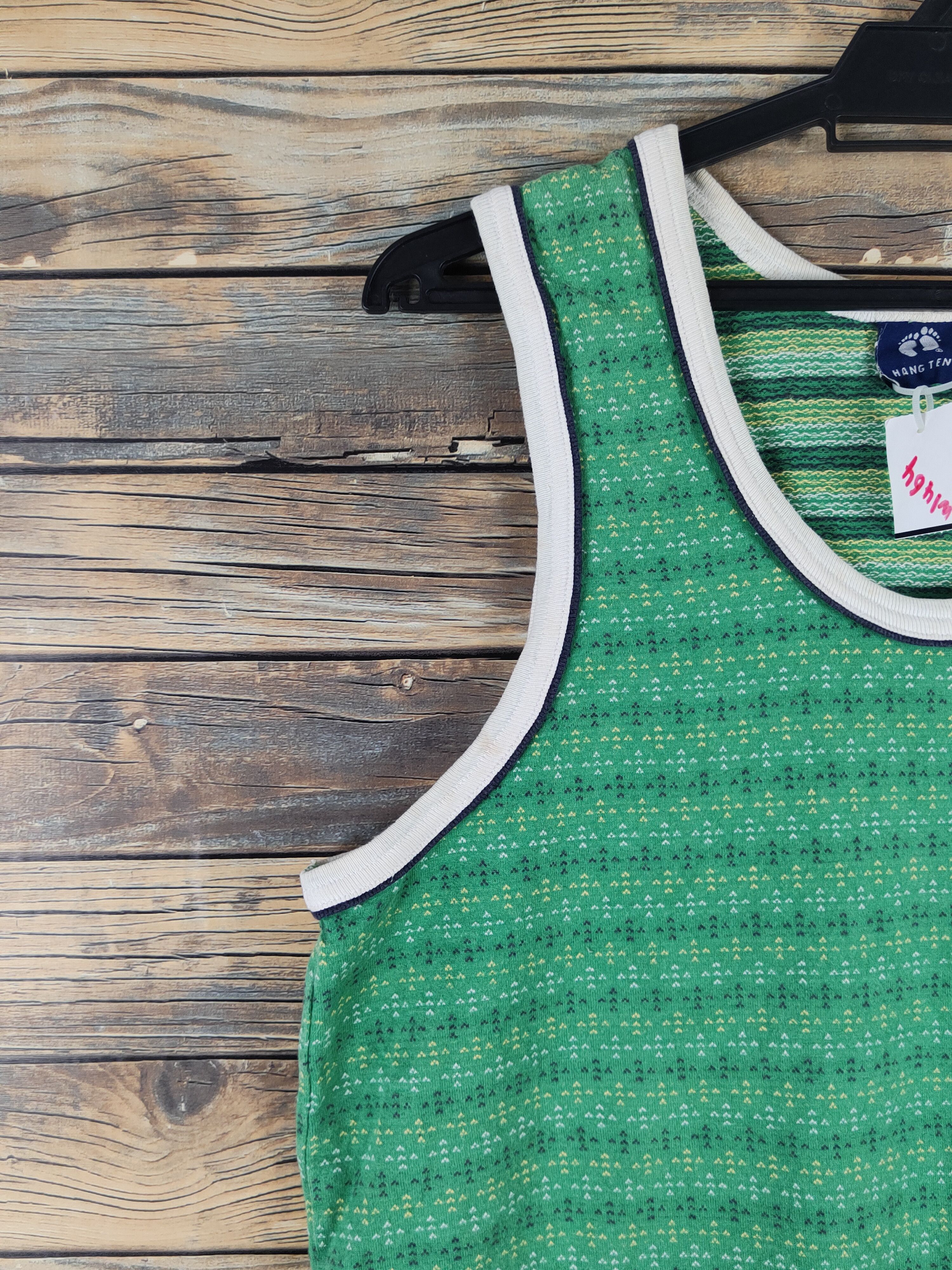 Hang Ten Hang Ten vintage Green Sleeveless #W1464 Size US M / EU 48-50 / 2 - 4 Thumbnail