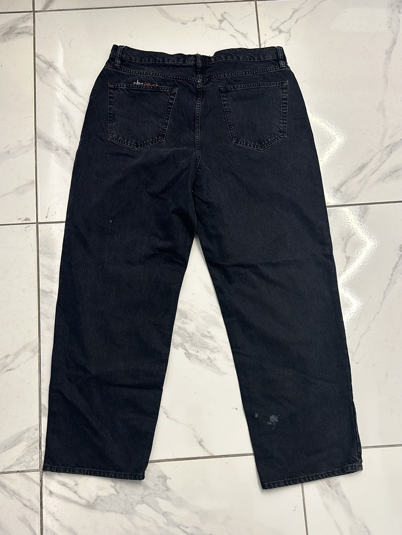 Stussy Stussy Big OI' Quilted Denim Jeans Black | Grailed