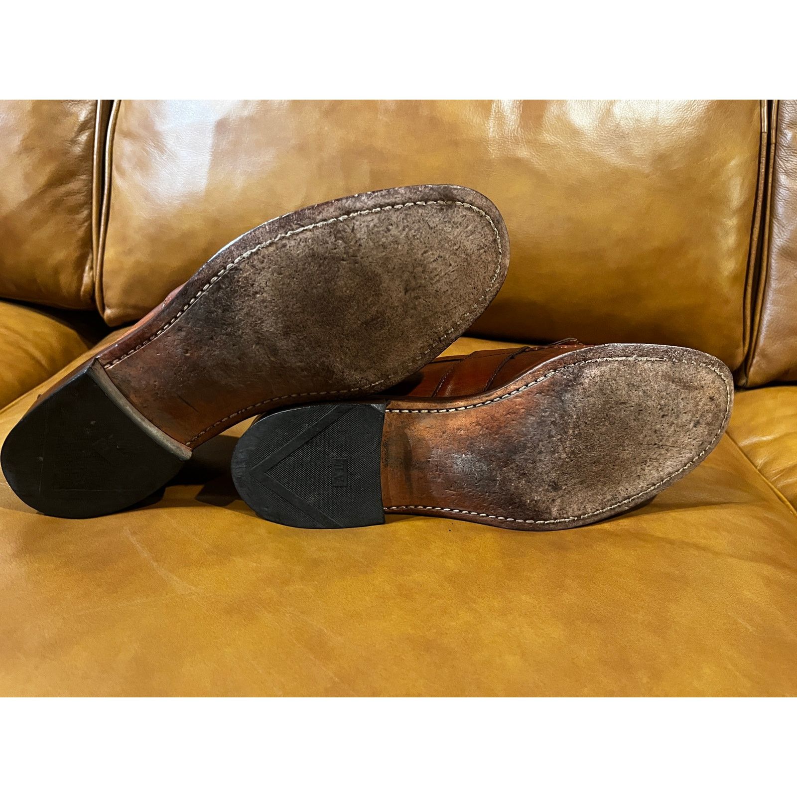 Allen Edmonds Allen Edmonds Arlington Wingtip Brogue Loafers Burgundy 9 Size US 9 / EU 42 - 11 Thumbnail