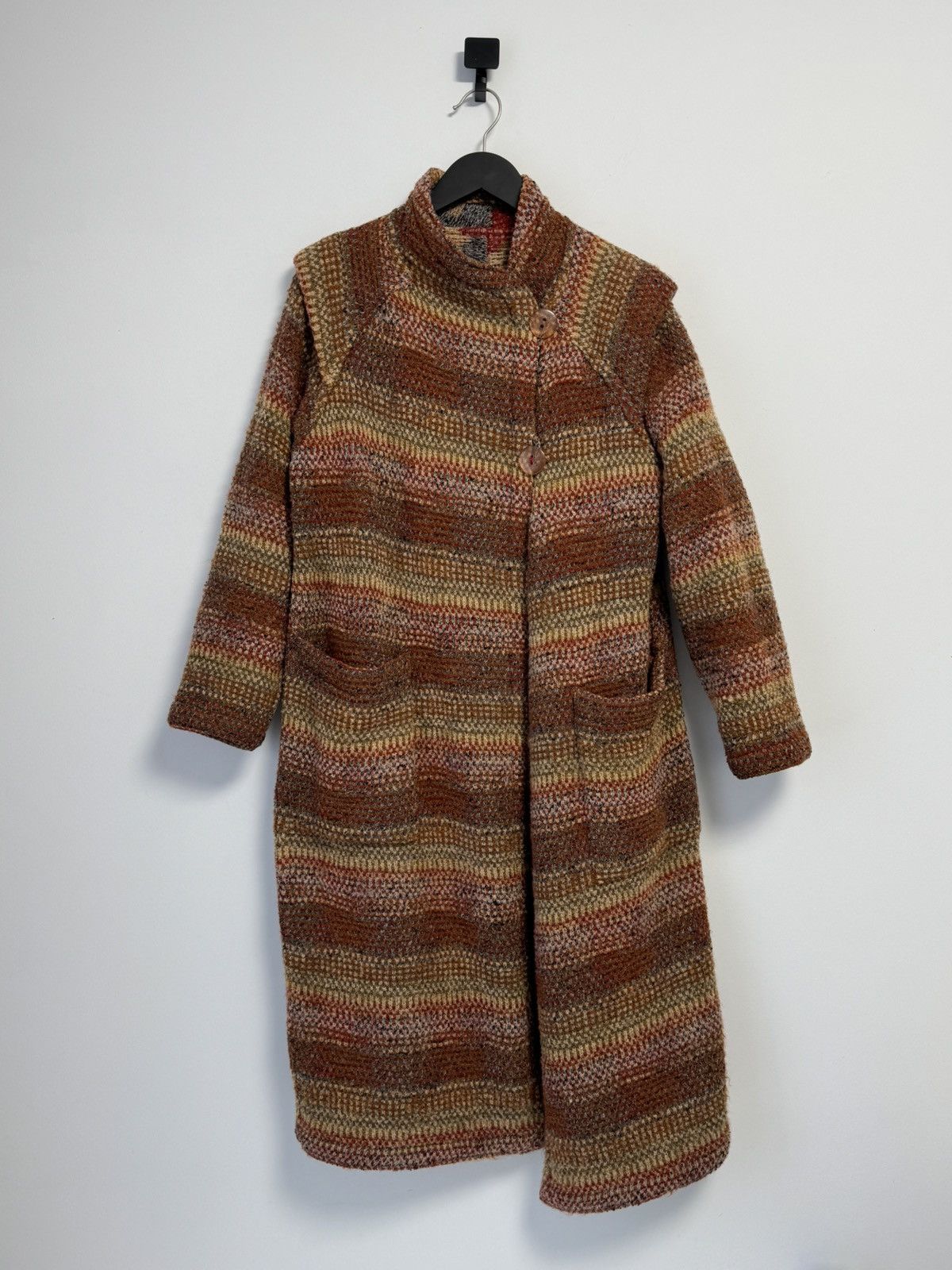 Missoni Missoni Coat Wool Multicolor Knit Luxury Designer Italy Size L / US 10 / IT 46 - 14 Thumbnail