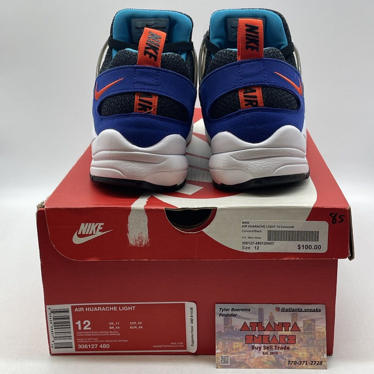 Nike Nike huarache light ultramarine Size US 12 / EU 45 - 3 Thumbnail