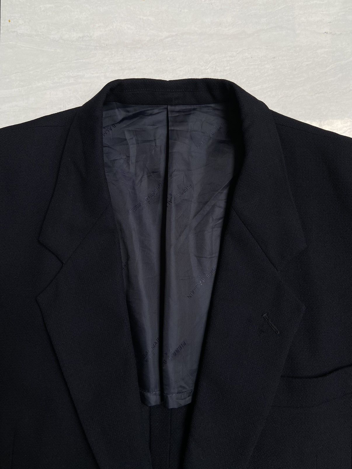 Pierre Balmain PIERRE BALMAIN Paris Navy Suit Size 54L - 9 Thumbnail