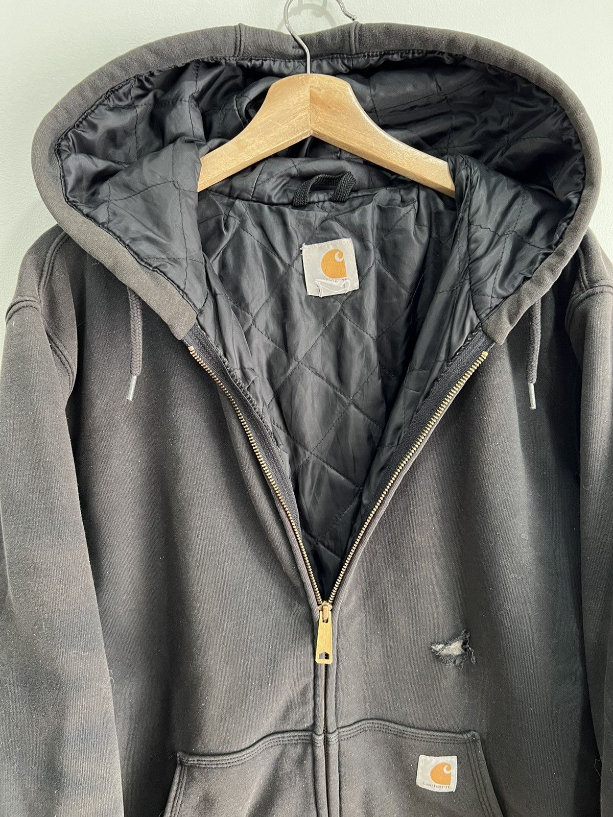 Carhartt Vintage Carhartt Zip Up Hoodie Sweater sweatshirt Size US M / EU 48-50 / 2 - 4 Thumbnail