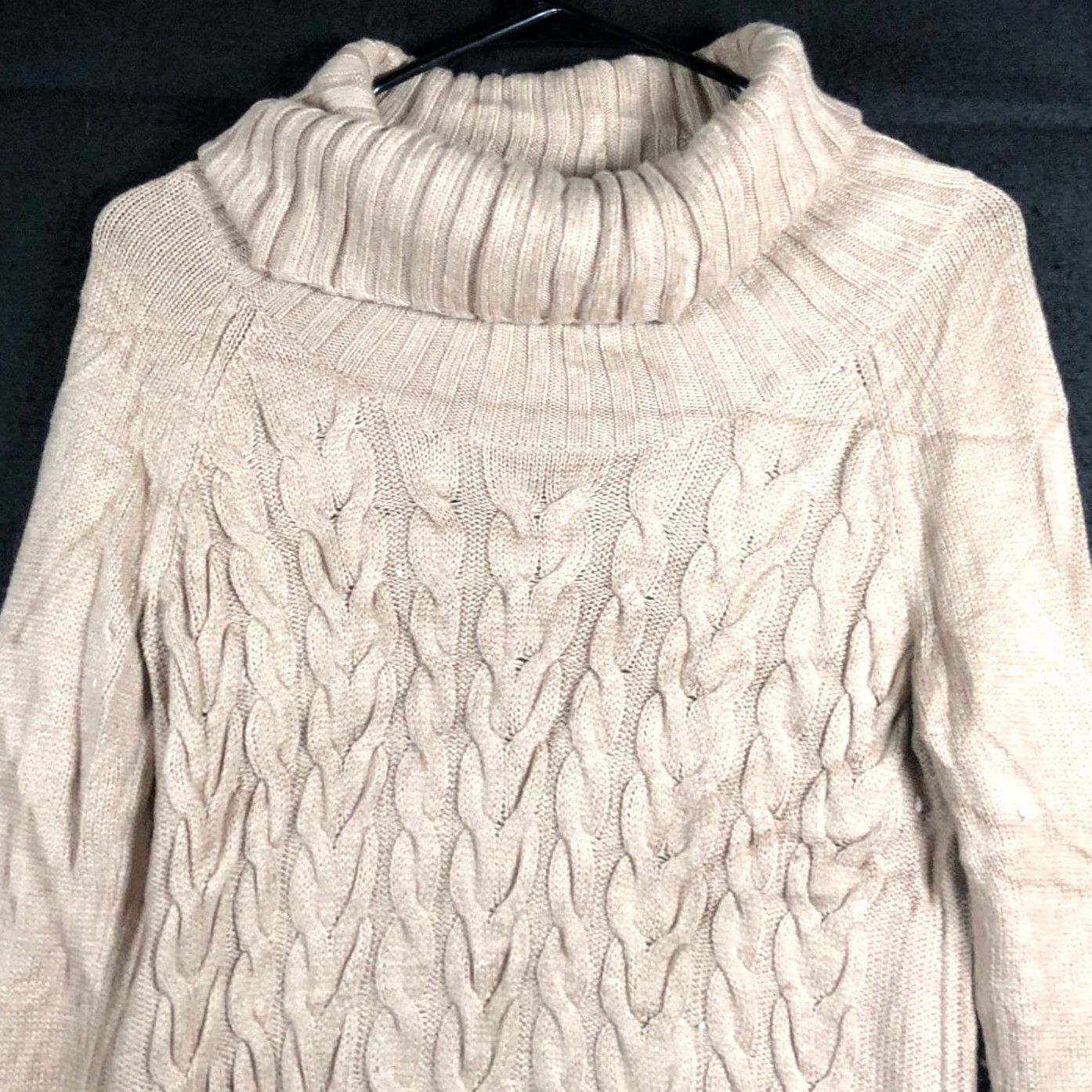 Banana Republic Banana Republic Womens Sweater Brown Mock Neck Wool Cashmere Blend Small Knit Pullover Long Sleeve Casual Workwear Preppy - Mens/Womens Size S / US 4 / IT 40 - 2 Thumbnail