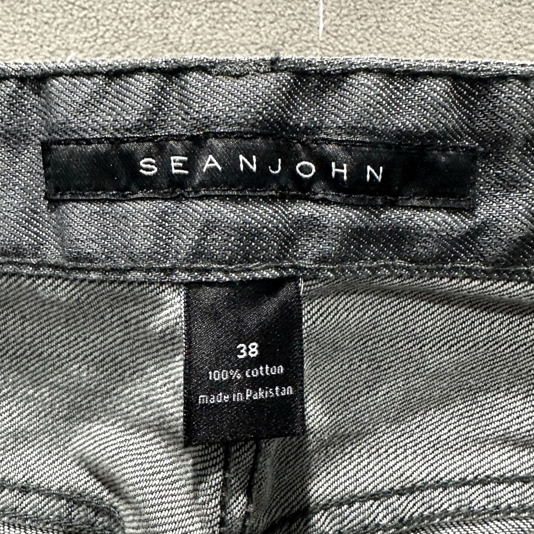 Sean John Sean John Jeans Mens 38 Gray Denim Classic Clayton Slim Straight Fit 38x34 Size US 38 / EU 54 - 3 Thumbnail