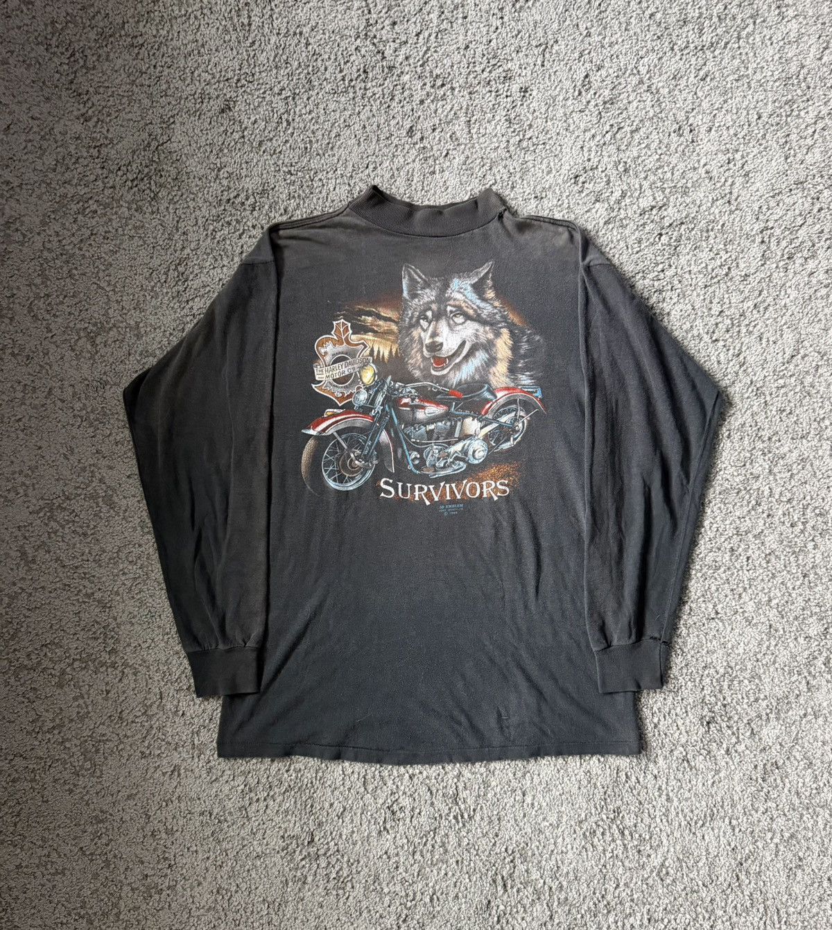 3 D Emblem Harley Davidson T Shirt | Grailed