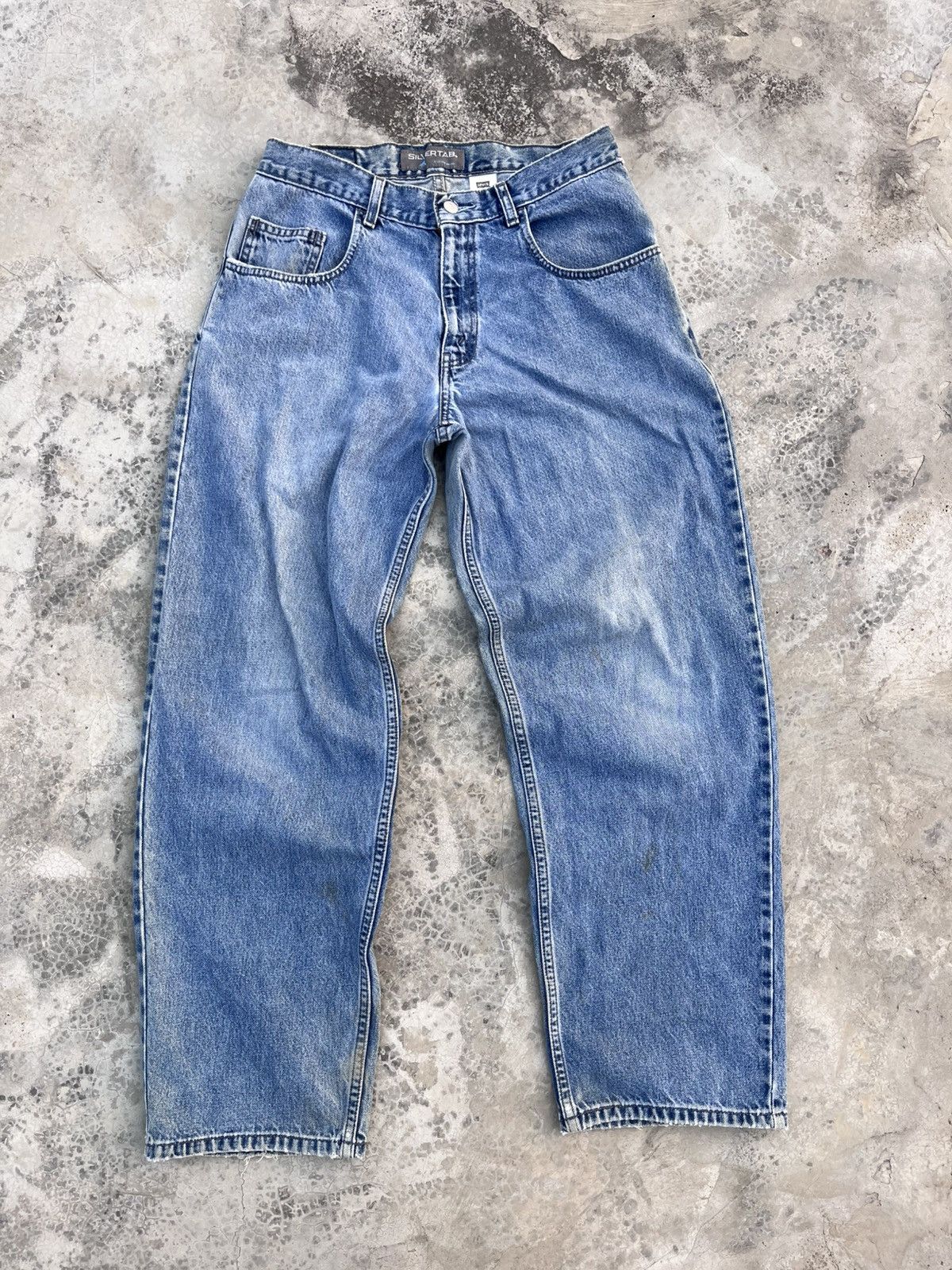 Levi's Levis VTG Silver tab 90s Baggy denim Size US 31 - 1 Thumbnail