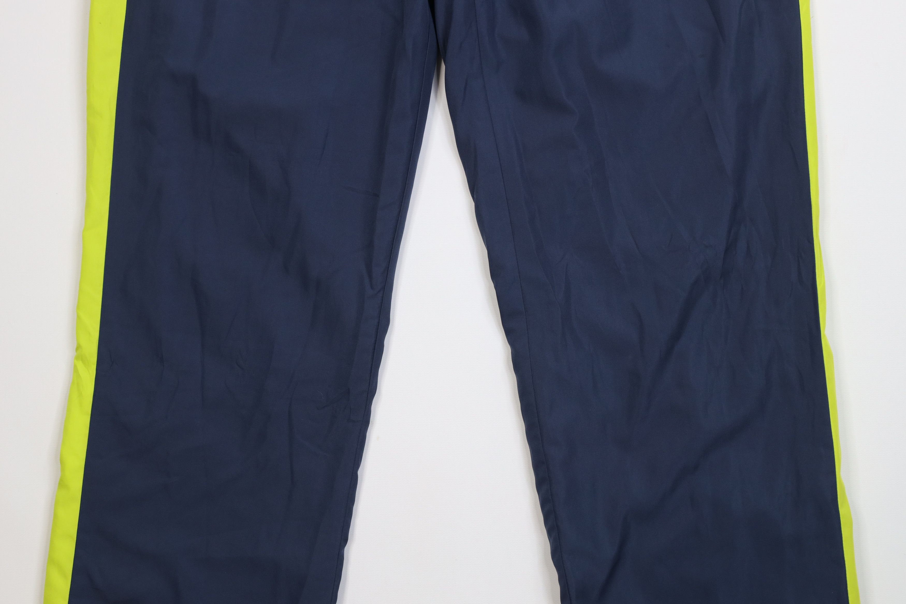 Fila Vintage 90s Y2K Fila Lined Wide Leg Windbreaker Pants Blue Size US 34 / EU 50 - 3 Thumbnail