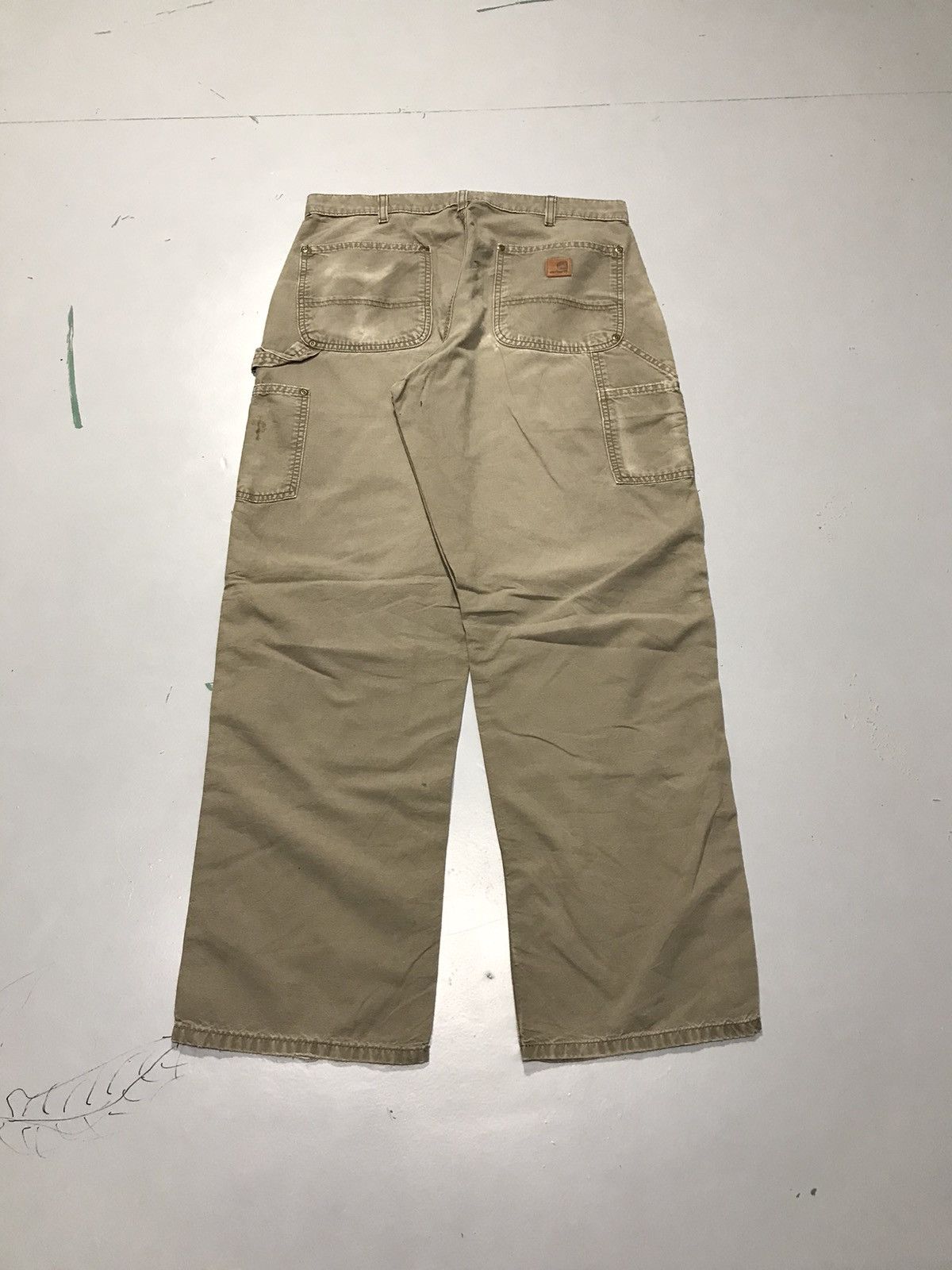 Carhartt Vintage Carhartt B195 LBR double knee workwear denim Size US 34 / EU 50 - 2 Thumbnail