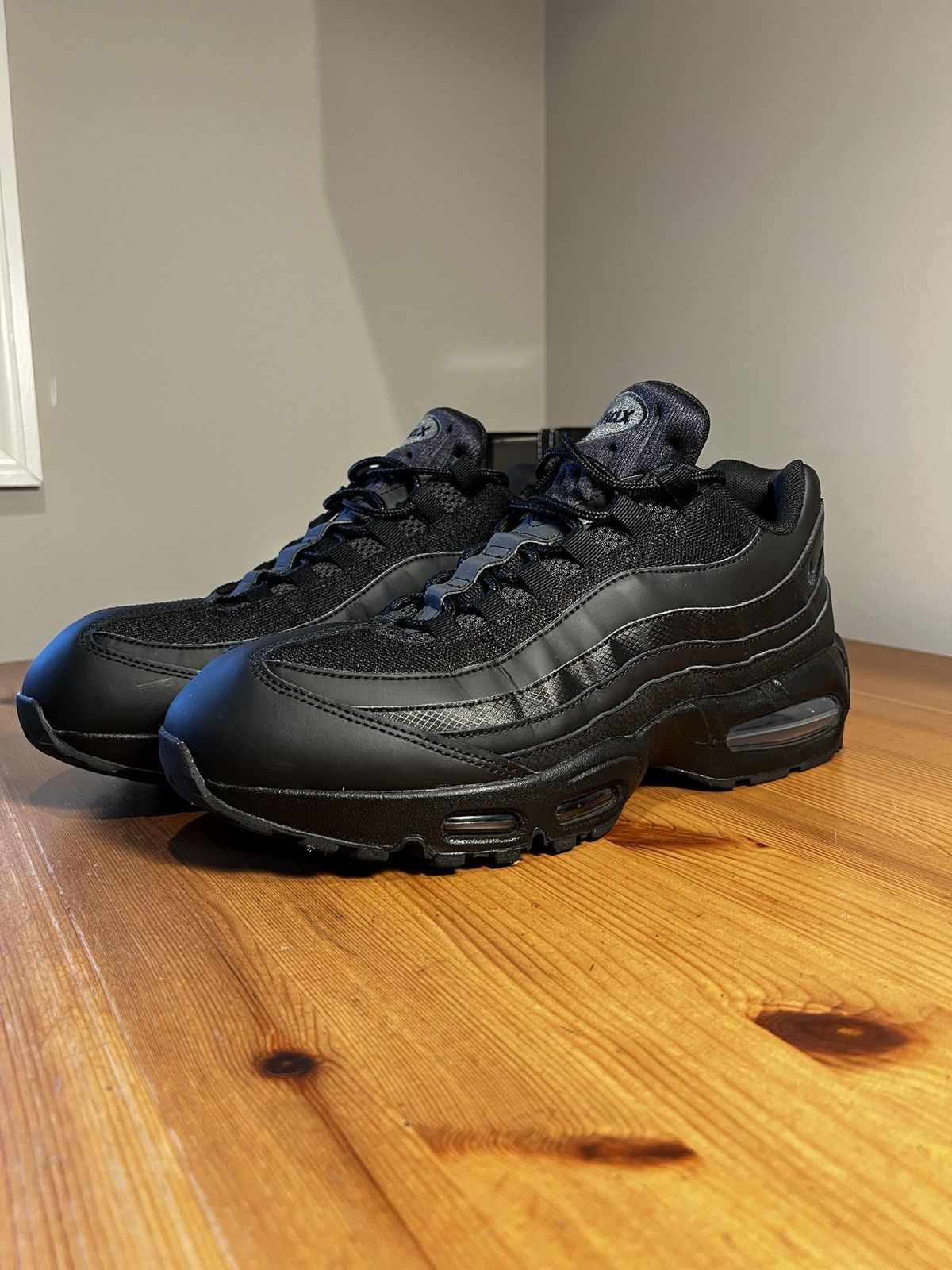 Nike Air Max 95 Big Bubble OG Triple Black 11.5 Size US 11.5 / EU 44-45 - 2 Thumbnail