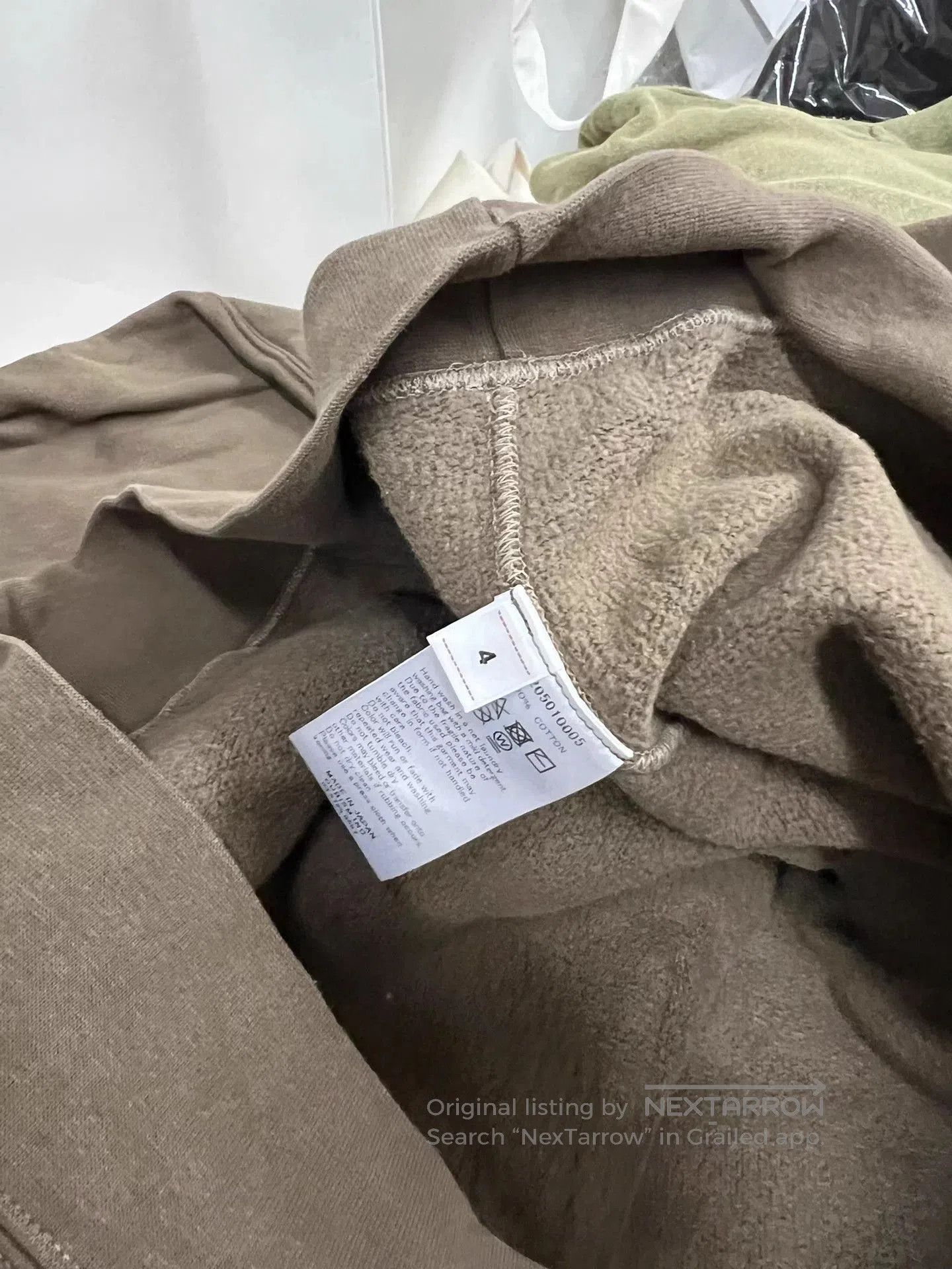 Visvim Brown Hooded Sweatshirt - XL. Size US XL / EU 56 / 4 - 5 Thumbnail