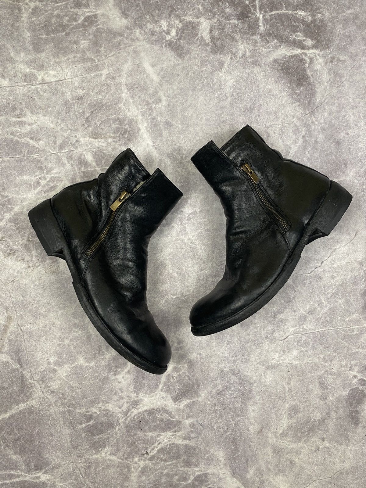 Officine Creative Officine Creative Avantgarde Black Insulated Leather Boots Size US 7 / IT 37 - 1 Thumbnail