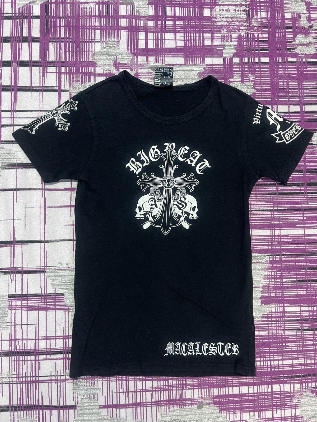 Japanese Brand × Vintage VINTAGE CLASH AHEAD SKULLS TEE VERY RARE Size US M / EU 48-50 / 2 - 1 Thumbnail