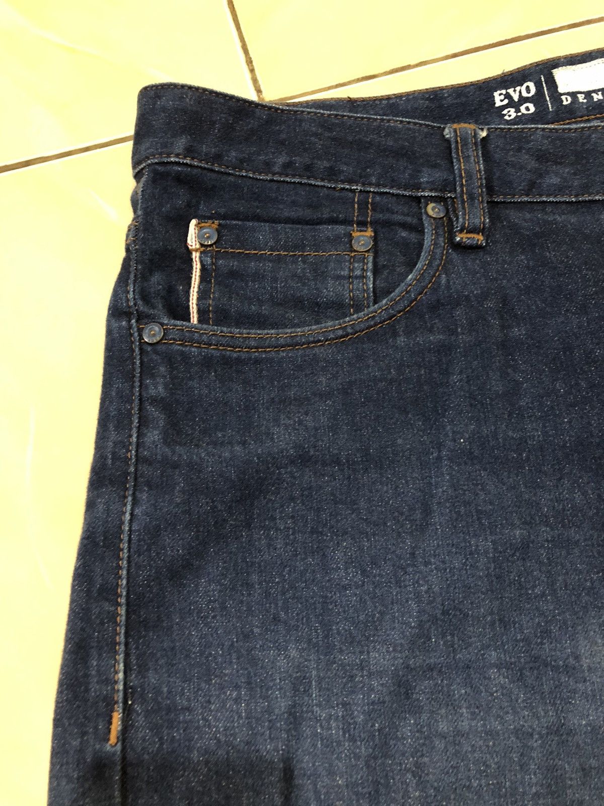 Free People Freeride EVO 3.0 Selvedge Denim Lab Jeans Size US 38 / EU 54 - 4 Thumbnail
