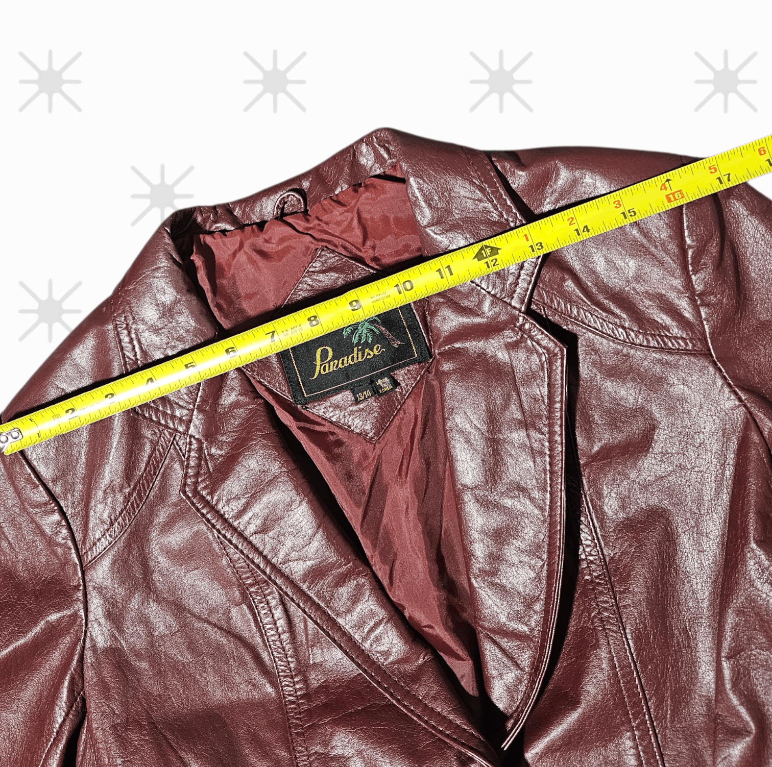 Paradise VTG 70s Paradise Leather Jacket Cafe Racer Biker L 13/14 Size L / US 10 / IT 46 - 8 Thumbnail