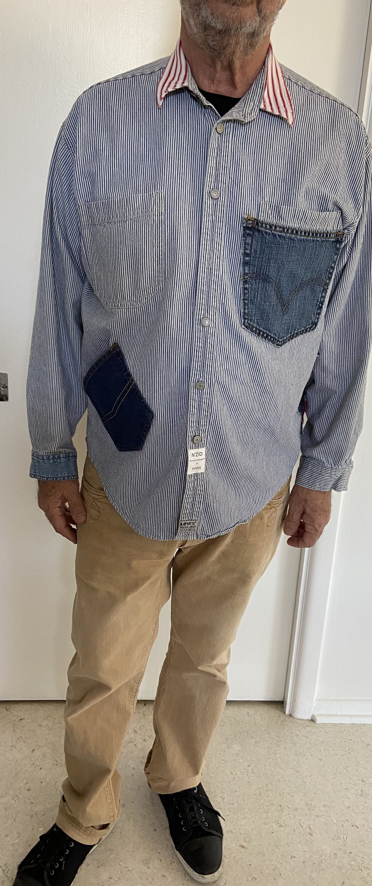 Other Repurposed Levi Shirt Size US L / EU 52-54 / 3 - 3 Thumbnail