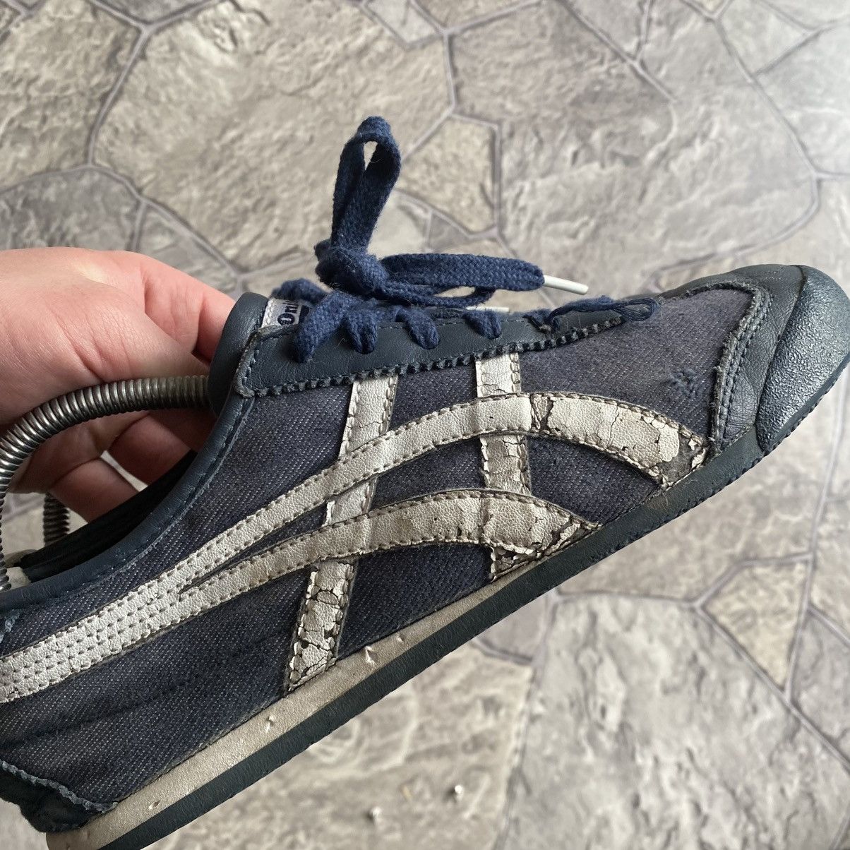 Asics Vintage Asics Onitsuka Tiger Mexico 66 Distressed Shoes Size US 5.5 / EU 38 - 4 Thumbnail