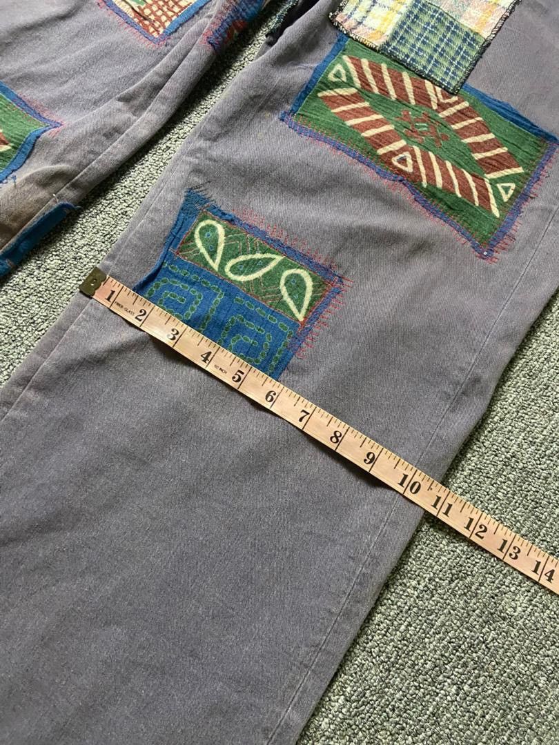 Kapital Kapital Japanese Brand Unique Patchwork Pants (185) Size US 35 - 16 Thumbnail