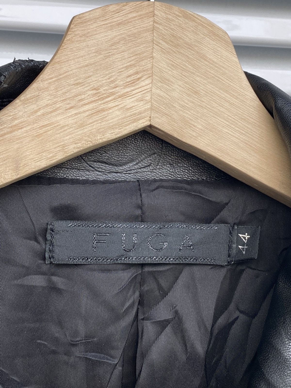 GOSTAR DE FUGA × Japanese Brand × Vintage Vintage FUGA Defective Riders Leather Jacket Size US M / EU 48-50 / 2 - 7 Thumbnail