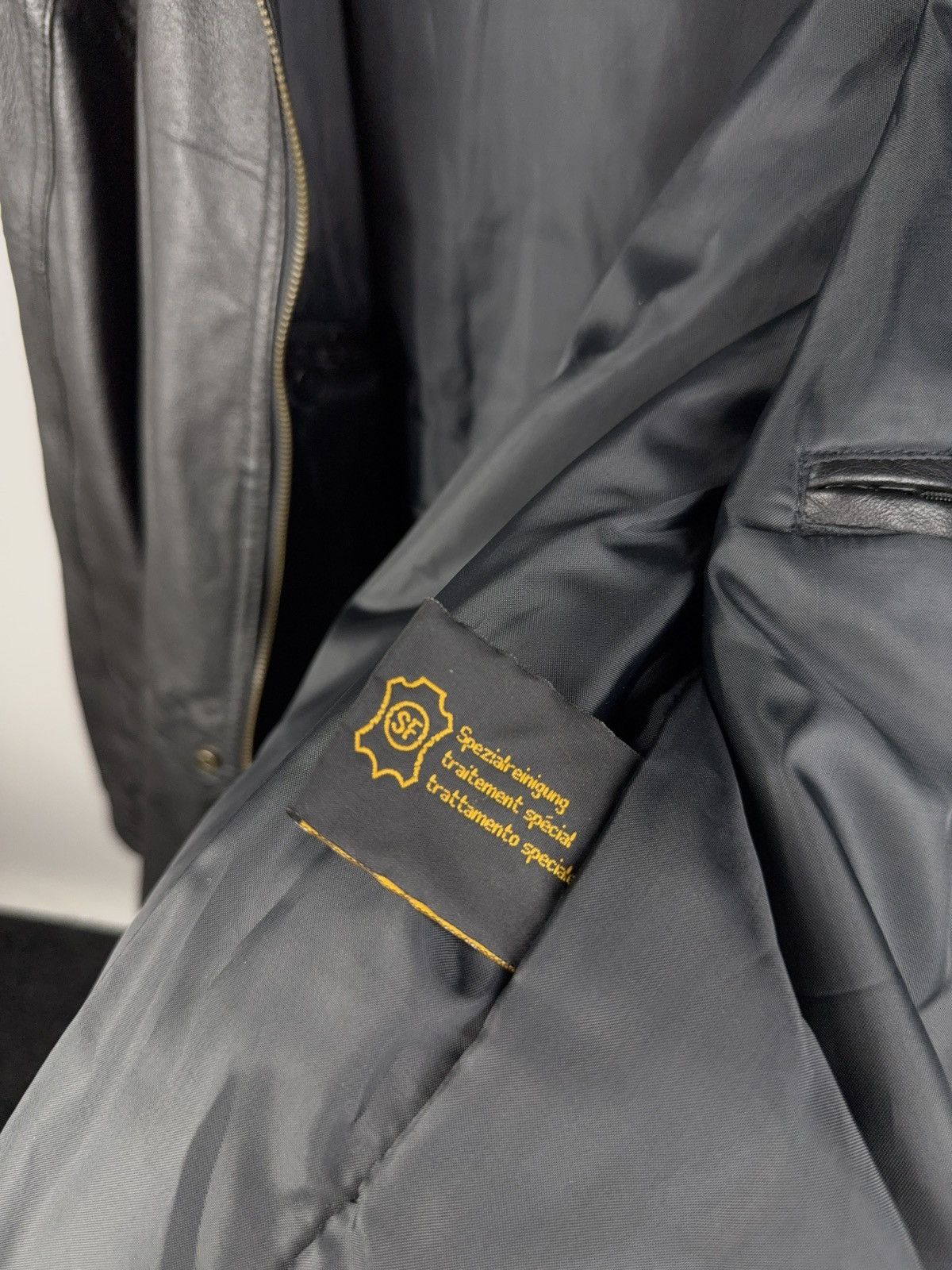 Vintage Vintage 90s Avant Garde Leather Biker MOTO Y2K Jacket Size US M / EU 48-50 / 2 - 13 Thumbnail