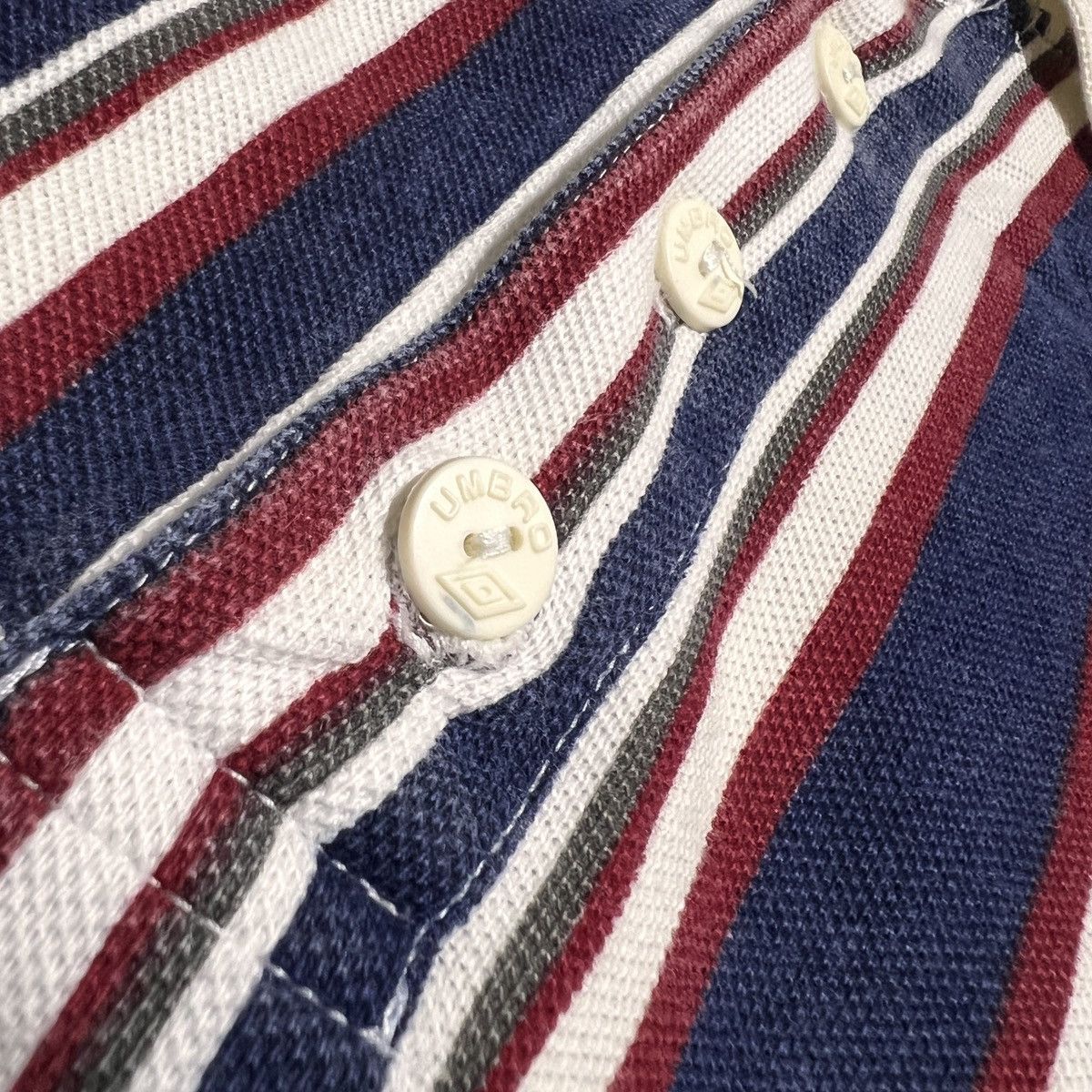 Umbro Umbro vintage Stripe Retro polo shirt Size US XL / EU 56 / 4 - 7 Thumbnail