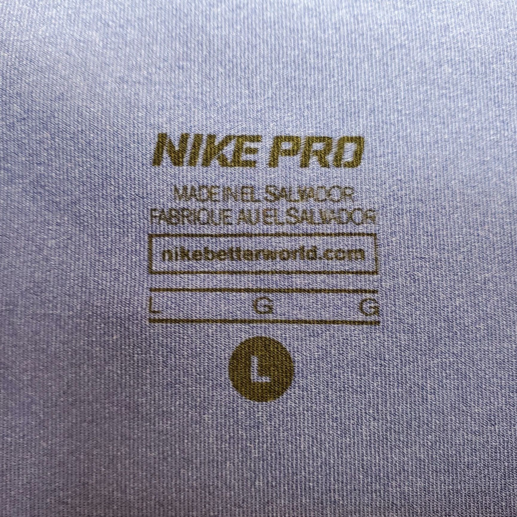 Nike Nike Pro shirt Womens L Blue V-neck Long Sleeve Pullover Casual Sport Top Size L / US 10 / IT 46 - 5 Thumbnail