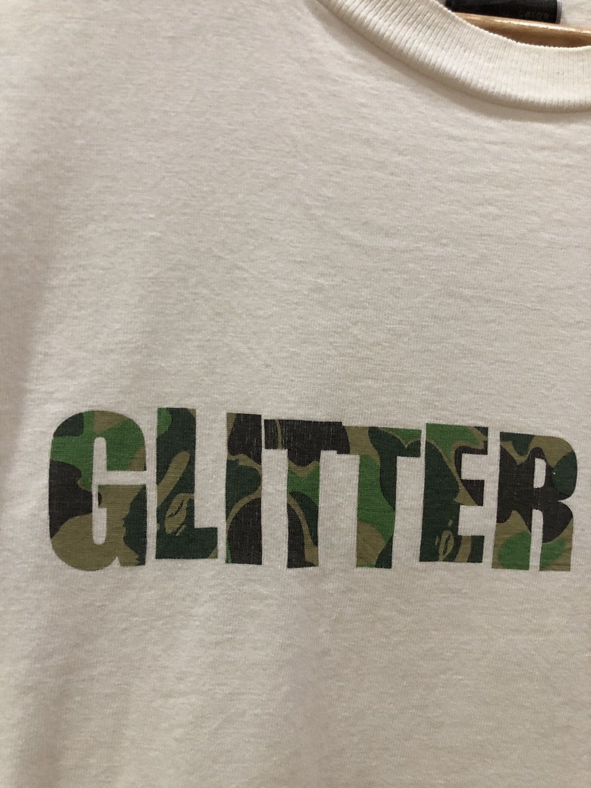 Bape OG RARE Circa 2000' A bathing Ape Nigo Era GLITTER BEST Tee Size US L / EU 52-54 / 3 - 3 Thumbnail