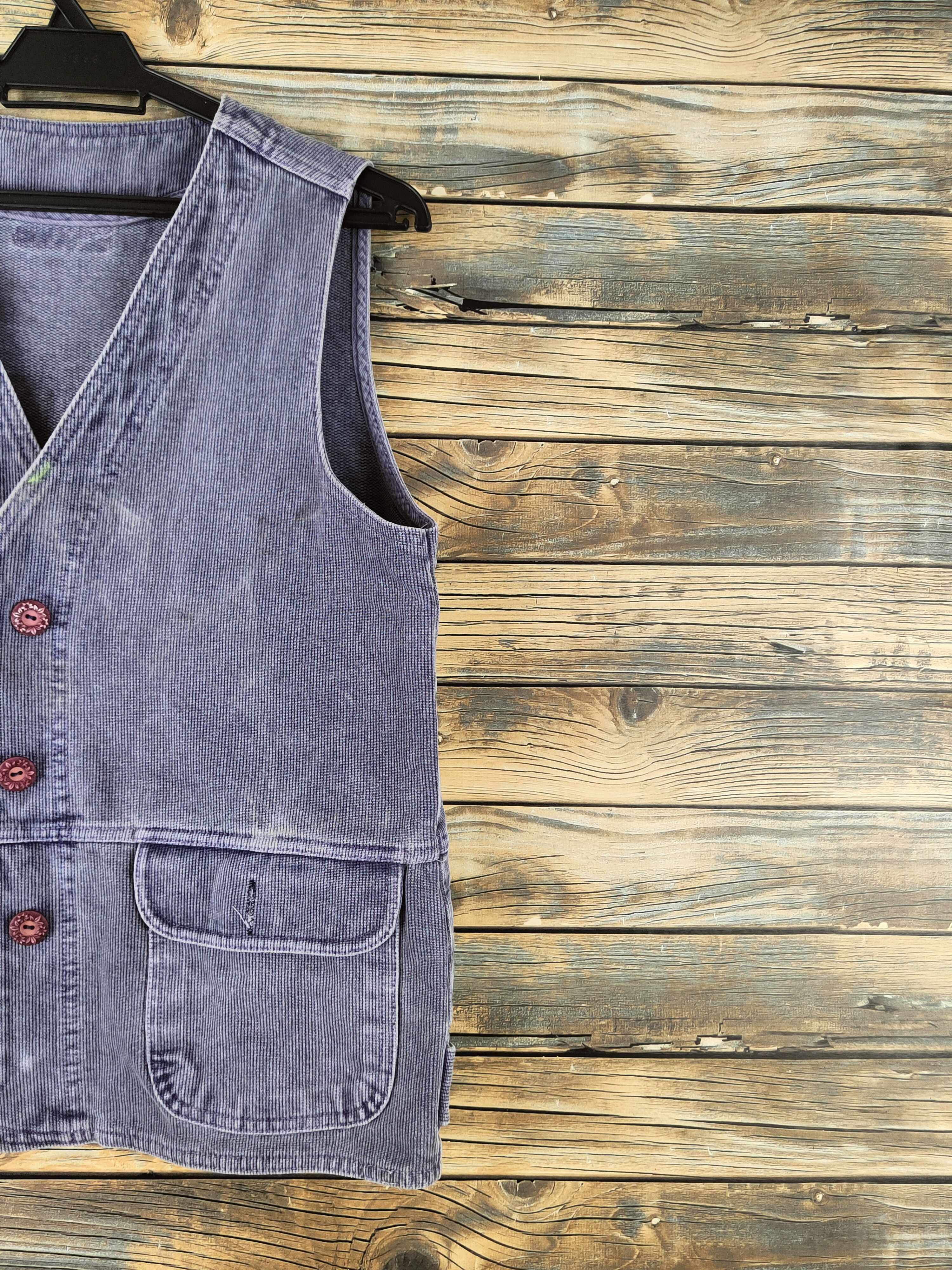 Vintage Japan Vintage indigo denim Blue Vests #S2933 Size US M / EU 48-50 / 2 - 6 Thumbnail