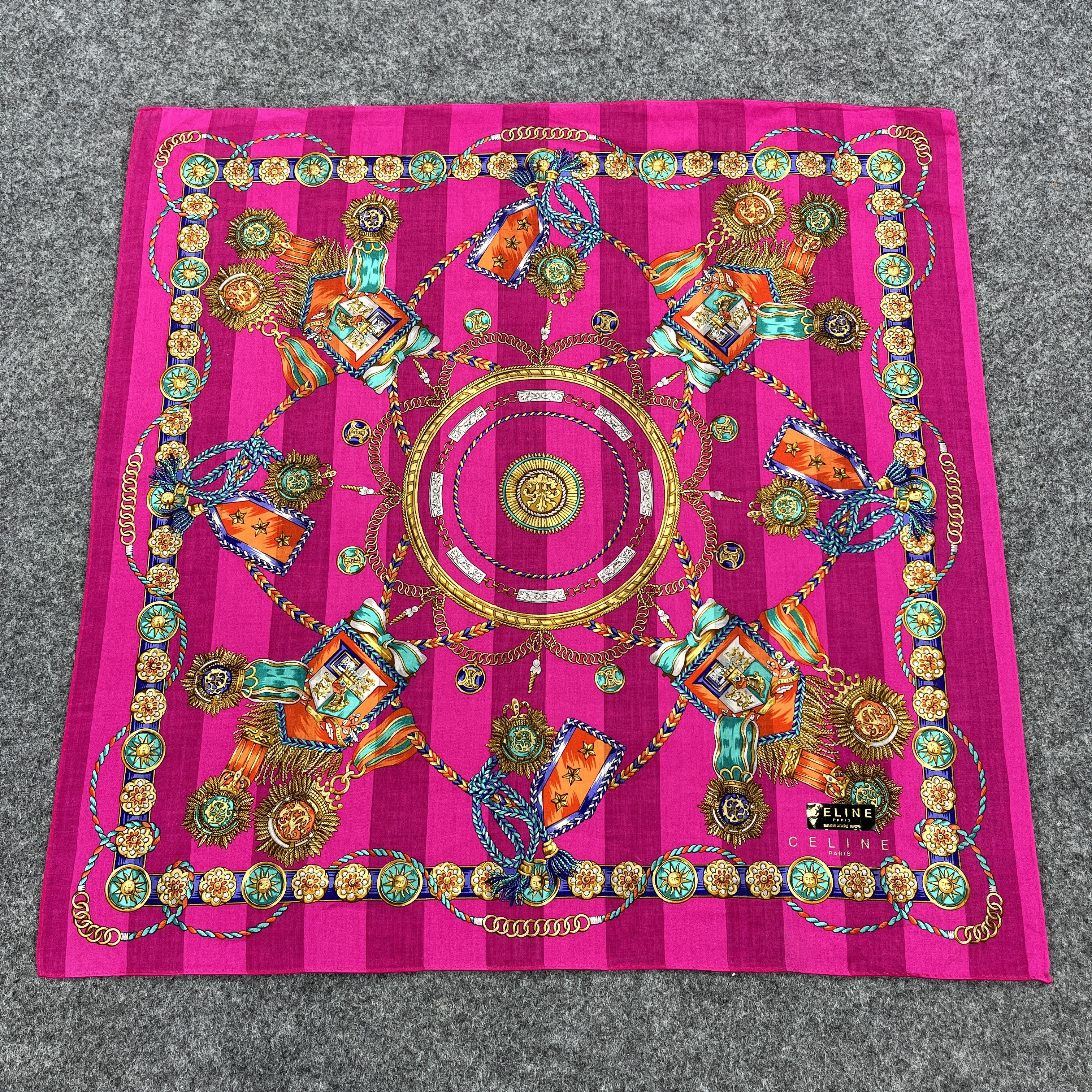 Celine Celine Handkerchief / Bandana / Neckerchief B658 Size ONE SIZE - 2 Thumbnail