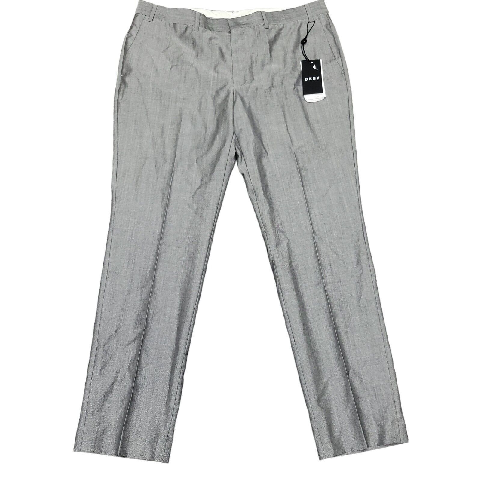 DKNY Men's DKNY Wool Dress Pants 36/30. New With Tags $155 Size US 36 / EU 52 - 1 Thumbnail