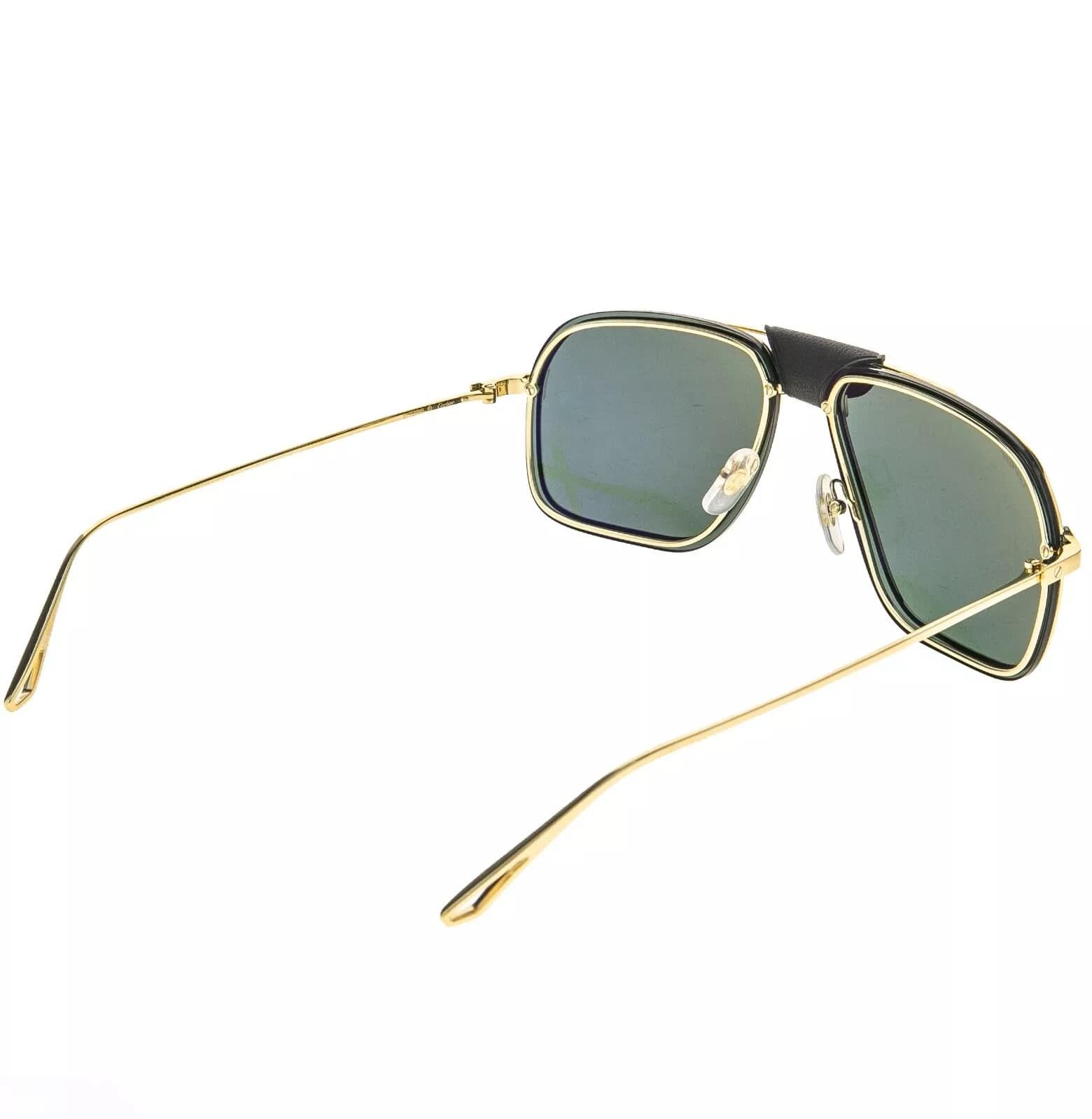 Cartier CARTIER Santos Dumont Screw CT0243S Gold Sunglasses 0243 002 Size ONE SIZE - 10 Thumbnail