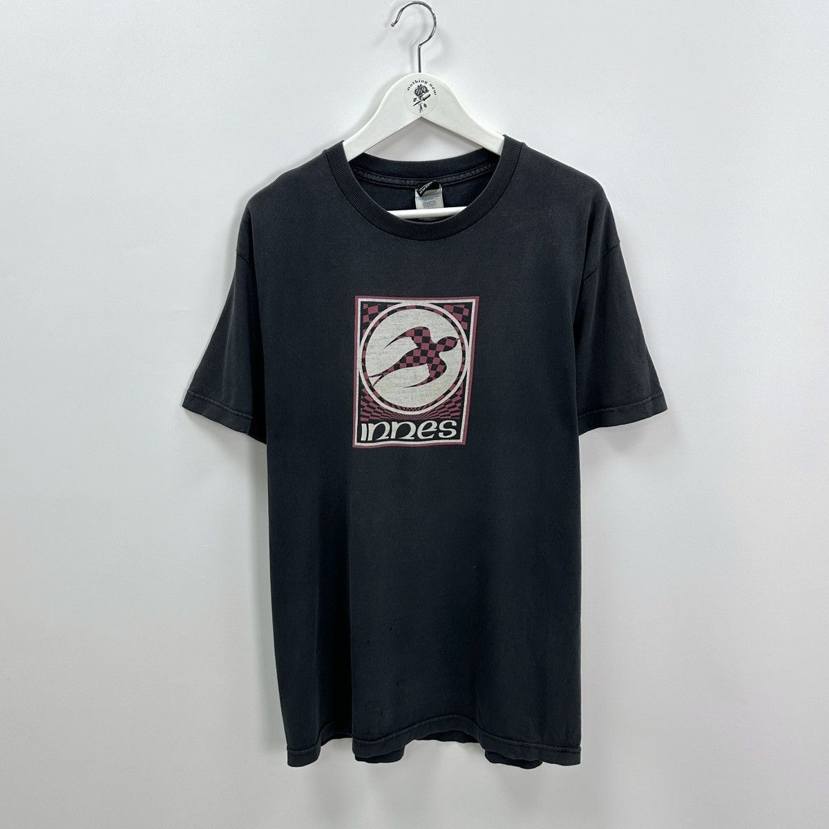Vintage Vintage 90s Innes Skateboarding Checkered tee distressed y2k Size US L / EU 52-54 / 3 - 1 Thumbnail
