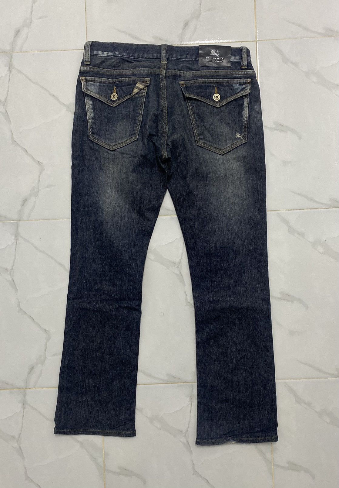 Burberry Burberrys Black Label Bootcut Denim Size US 30 / EU 46 - 4 Thumbnail