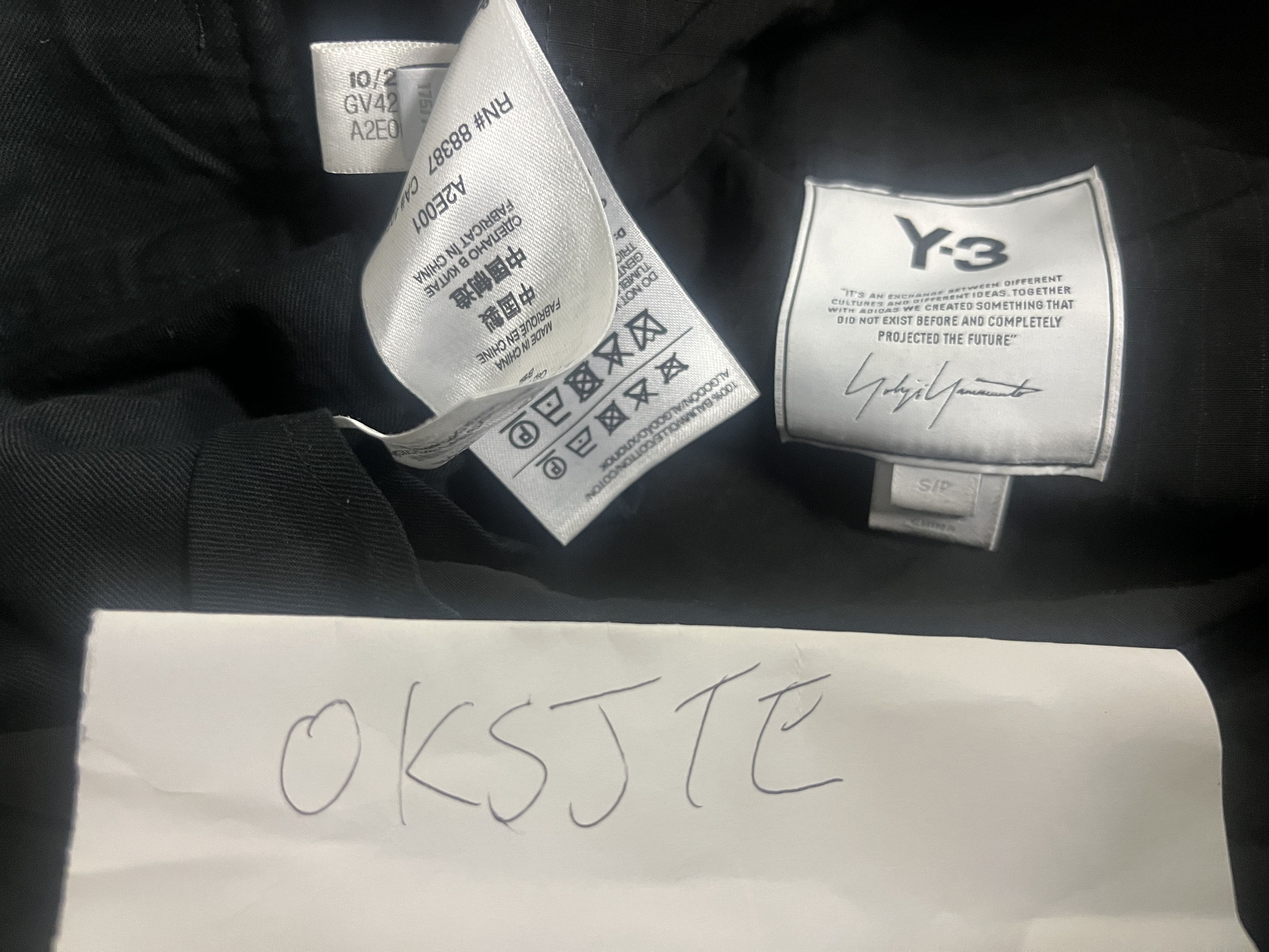 Y-3 Y-3 M Classic Light Ripstop Nylon Pants Black S(GV4225) Size US 31 - 7 Thumbnail