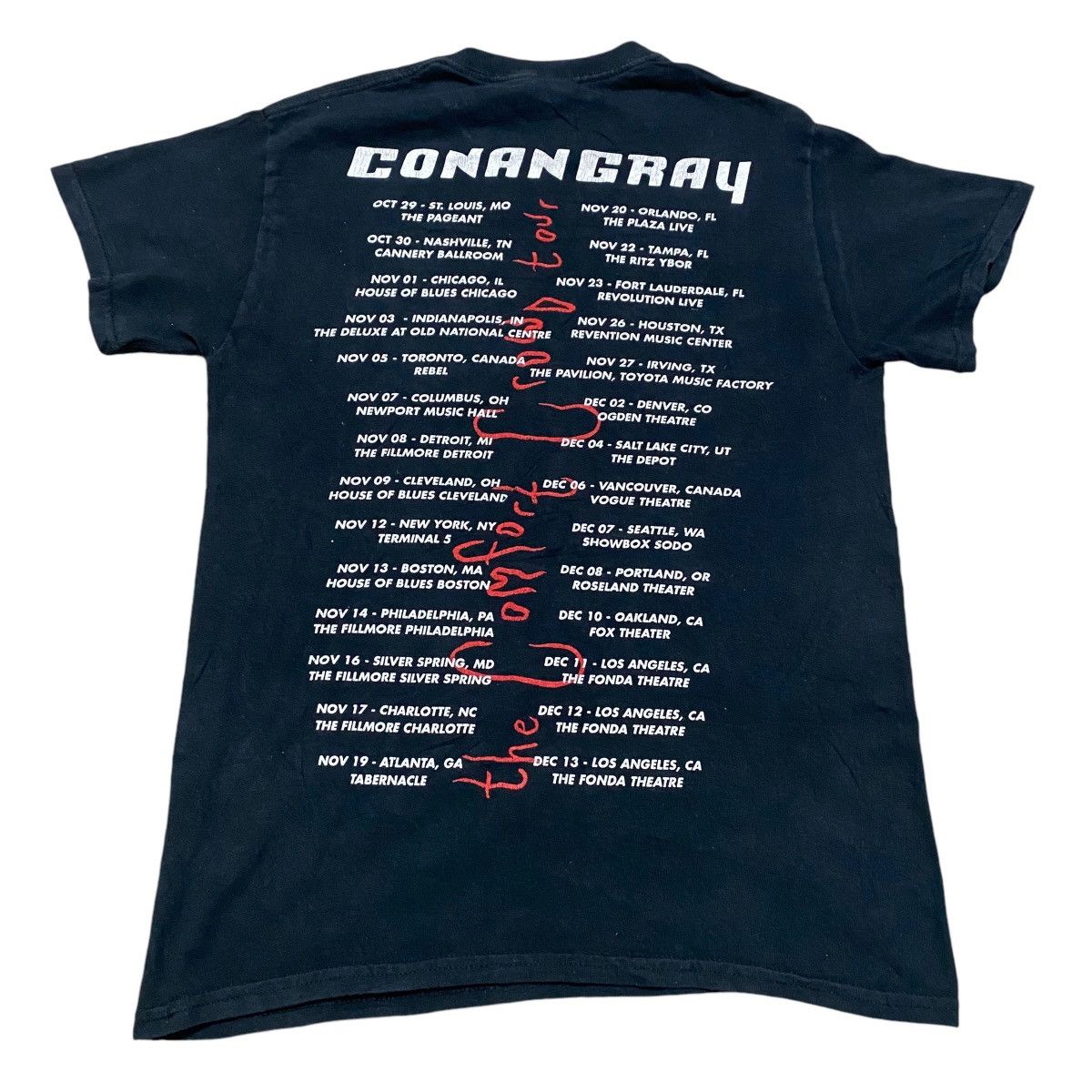 Band Tees Conan Gray The Comfort Crowd Tour 19/20 Merch Size US S / EU 44-46 / 1 - 2 Thumbnail