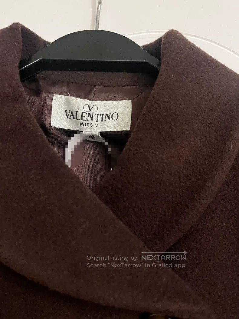 Valentino Valentino Chocolate wool coat Size S / US 4 / IT 40 - 3 Thumbnail