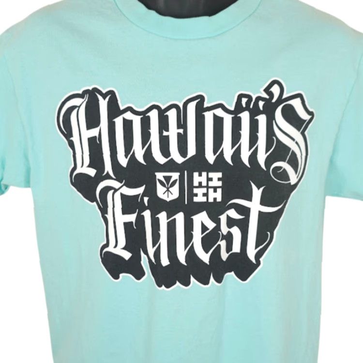Vintage Hawaiis Finest T Shirt Mens Size Medium Blue Travel Destination Tee Size US M / EU 48-50 / 2 - 2 Thumbnail