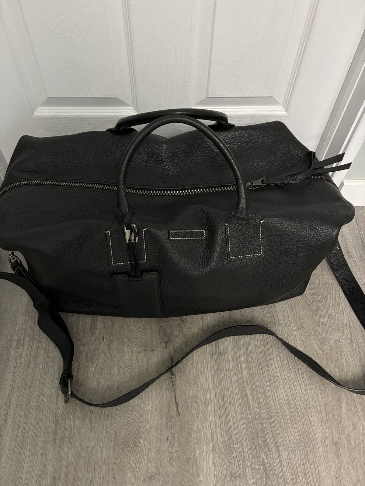John Varvatos Vachetta Leather Duffle Bag Size ONE SIZE - 4 Thumbnail