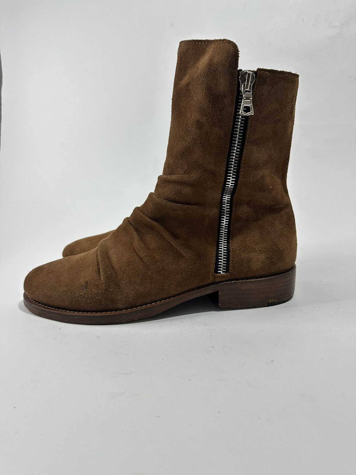 AMIRI stack boots スエードサイドジップブーツ AMIRI | SUEDE STACK BOOTS