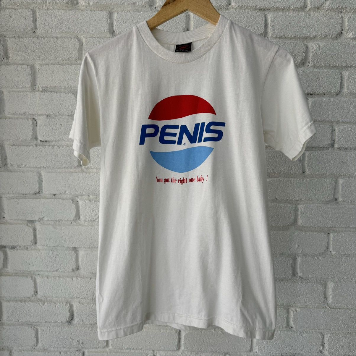 Vintage Vintage Penis Tee Size US M / EU 48-50 / 2 - 1 Thumbnail