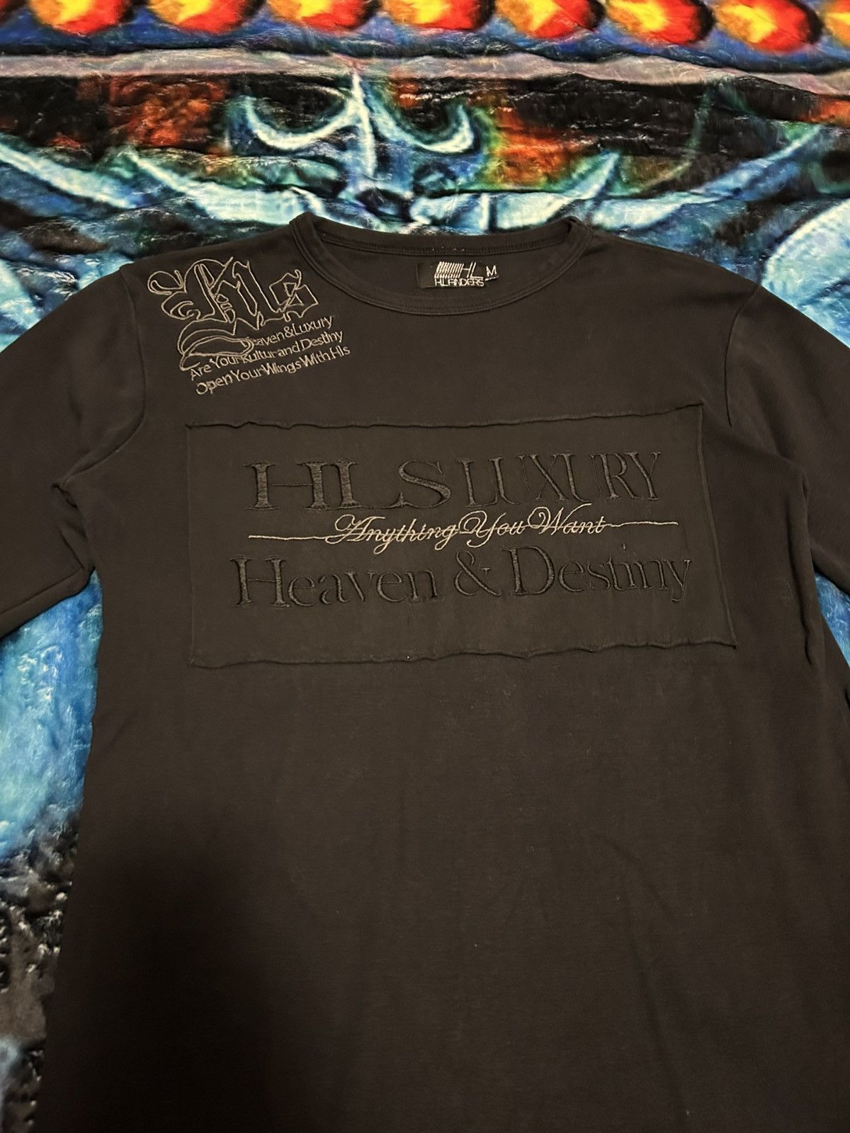 Japanese Brand Black japanese graphic longsleeve Size US M / EU 48-50 / 2 - 2 Thumbnail