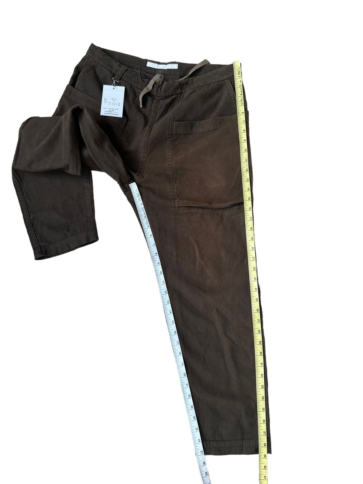 White Mountaineering NWT “Used Look“ Sun Fade Suede Cotton Crop Pant Huge Pocket Size US 30 / EU 46 - 5 Thumbnail