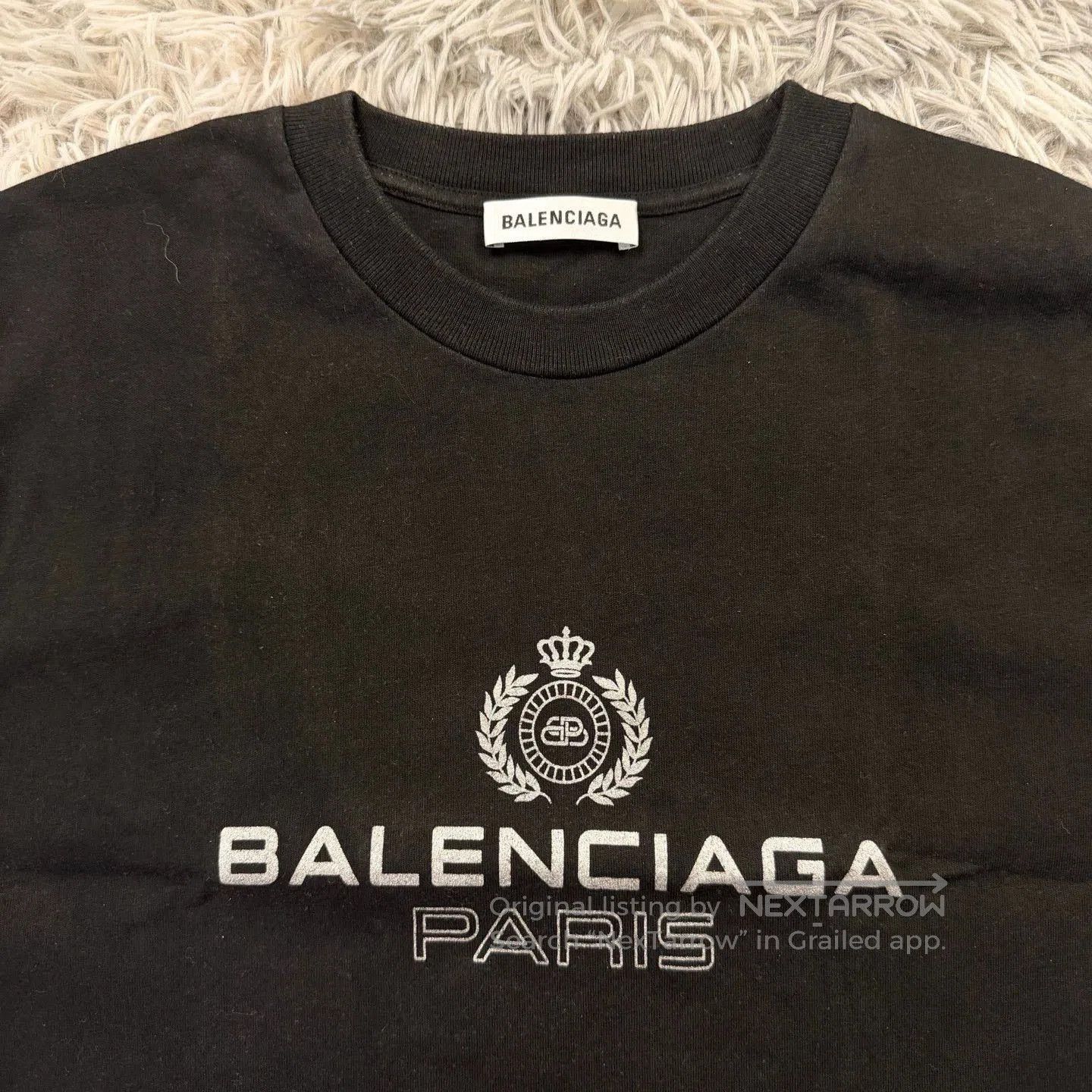 Balenciaga balenciaga crown wheat short sleeve t. Size US S / EU 44-46 / 1 - 3 Thumbnail
