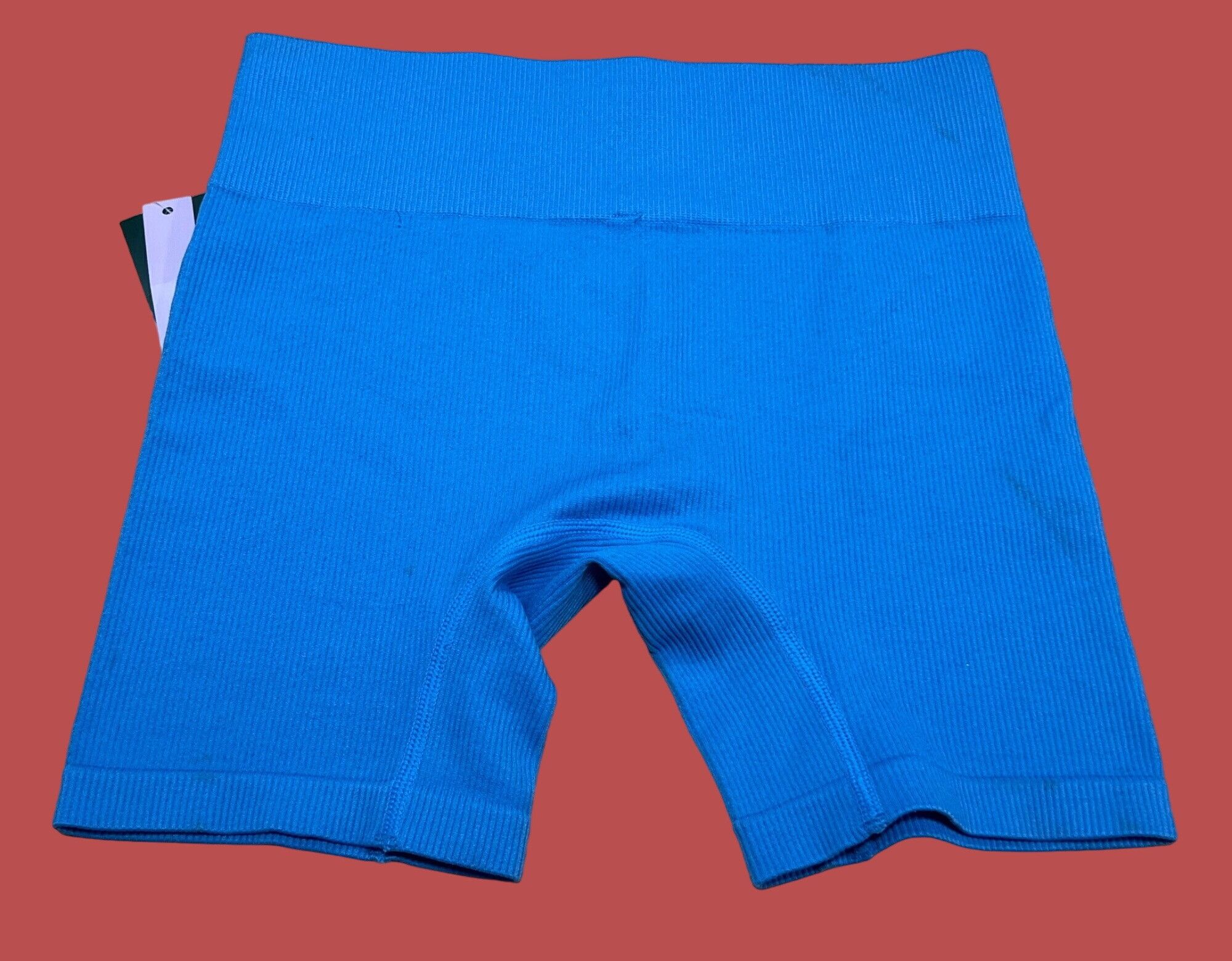 Other Wild Fable - Women's High-Rise Seamless Bike Shorts - Blue - Size 24" / US 00 / IT 34 - 2 Thumbnail