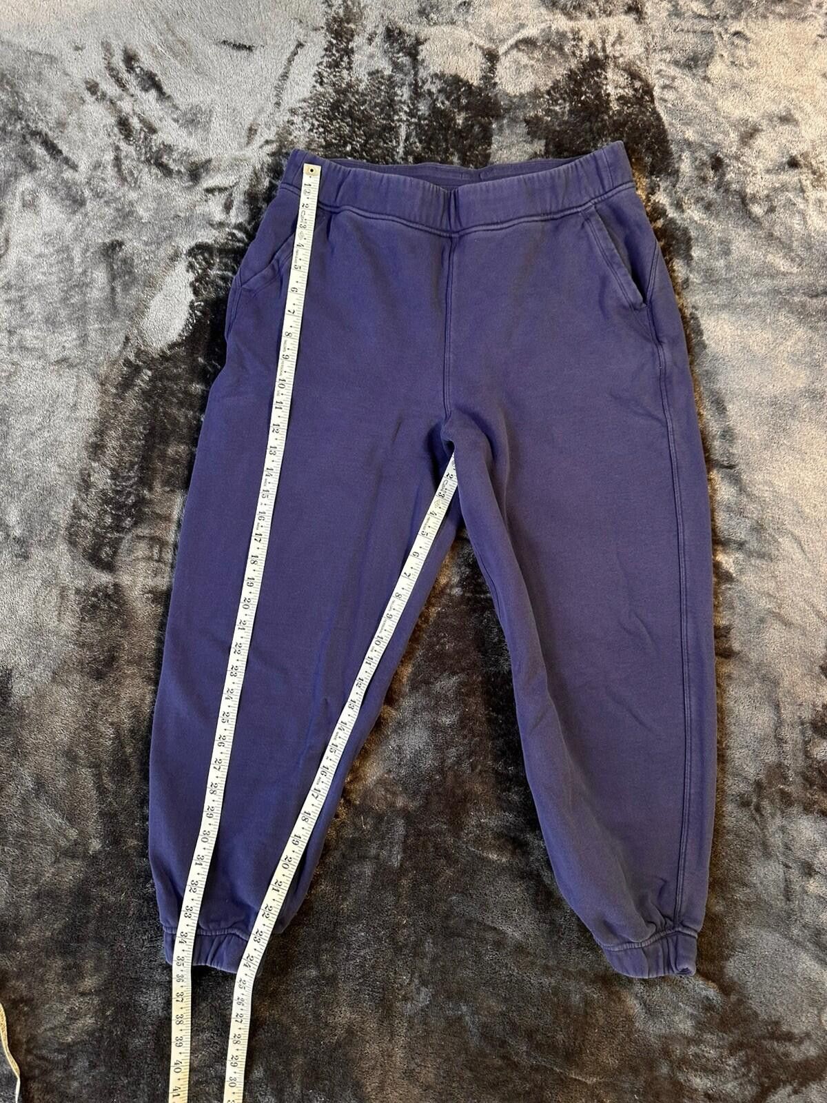 Lululemon Lululemon Women's Size 10 Scuba High-Rise Jogger Blue Terry Size 32" / US 10 / IT 46 - 8 Thumbnail