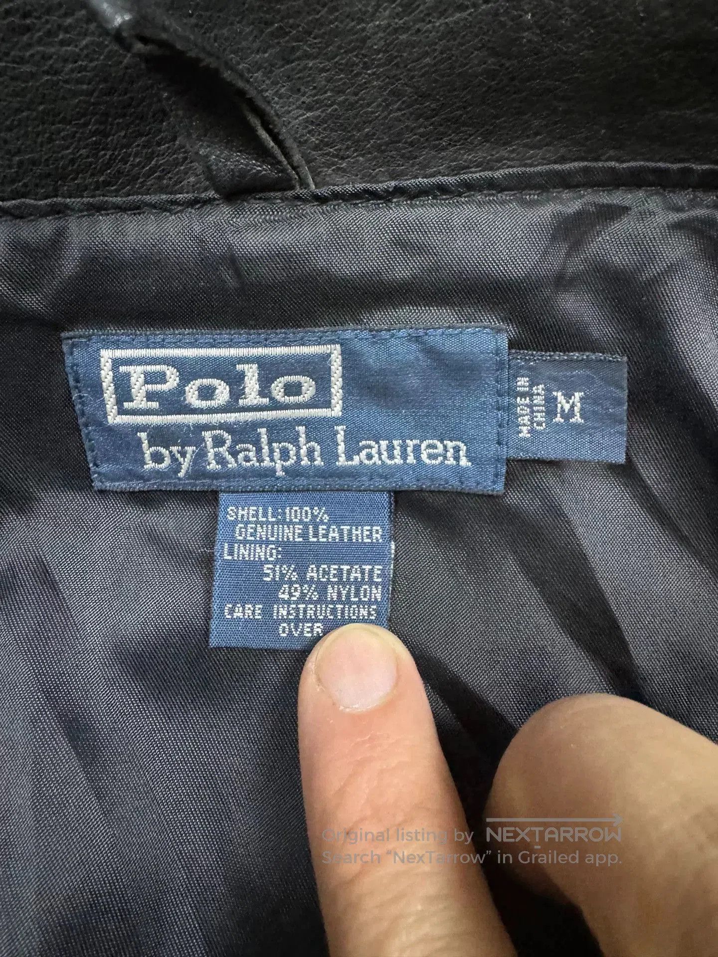 RRL Ralph Lauren Double RL Pilot Jacket in Black. Size US M / EU 48-50 / 2 - 3 Thumbnail