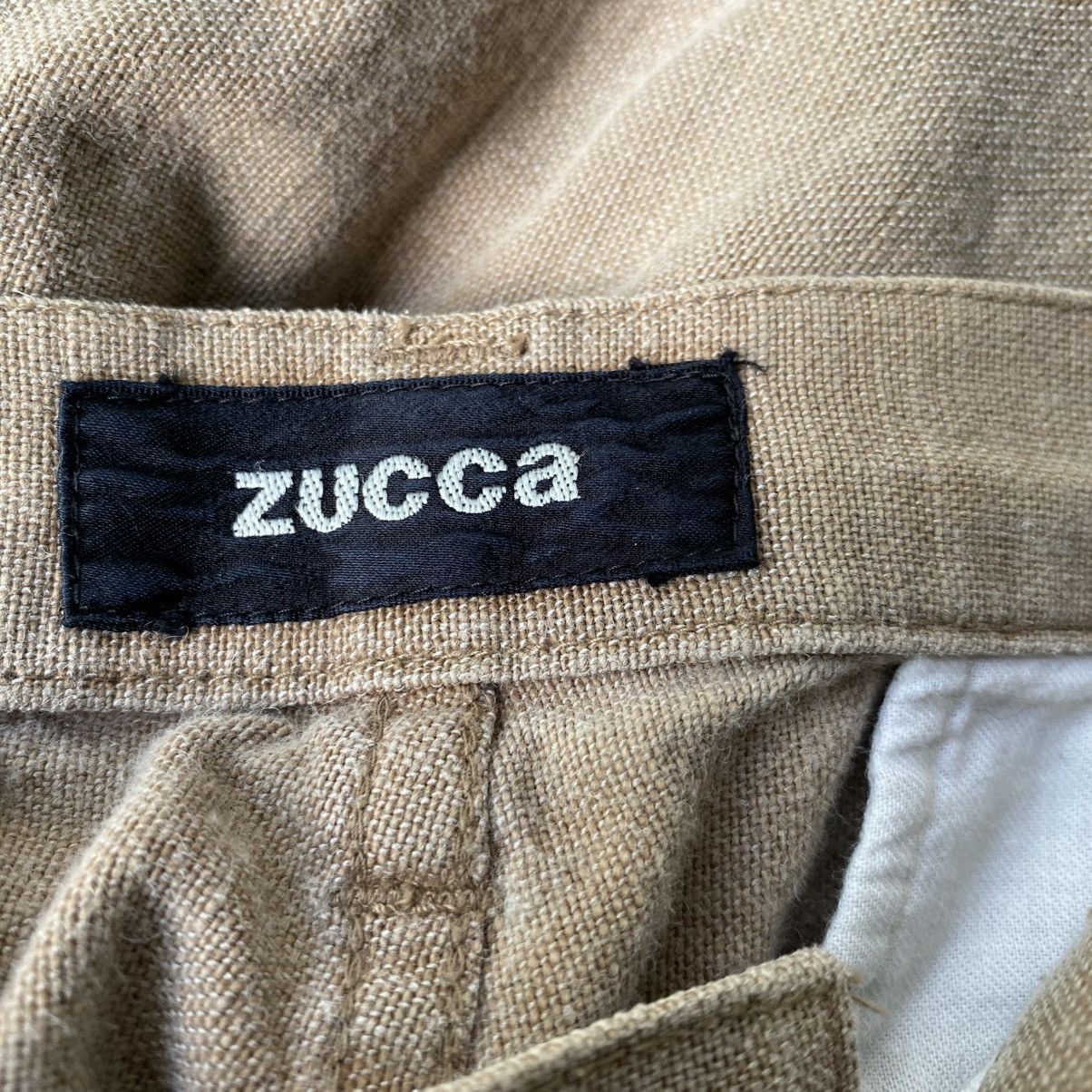 Zucca ZUCCA Khaki Straight-Leg Cargo Pants Size US 33 - 11 Thumbnail